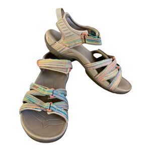 Teva Tirra Sport Hiking Water Sandal Taupe Multicolor Size 8 Women’s